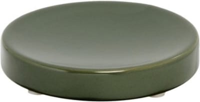 Zeepschaaltje, 11.5 x 11.5 cm, Keramiek, Mos Groen - iDesign | Eco Vanity