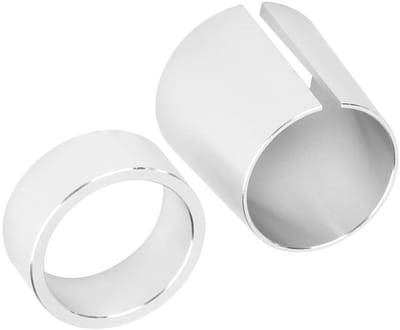 Dailygoods - Koppelingsas - Aluminium Accessoire - 1 Inch Taps Toelopende Adapter - Zilver - Geschikt voor Gasgolfkar - Adapter Connector