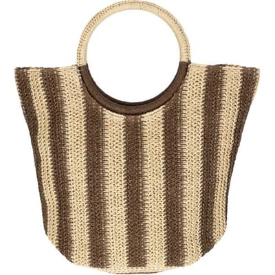 ESMARA Strandtas (Bruin/crème)