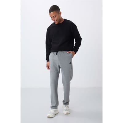 Heren Regular-Fit Katoenmix Sweatpants