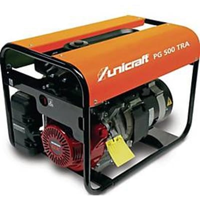 UNICRAFT stroomgenerator PG 500 TRA, 2,8/4,3 kW benzine, Honda GX270, AVR, beschermingsklasse IP23