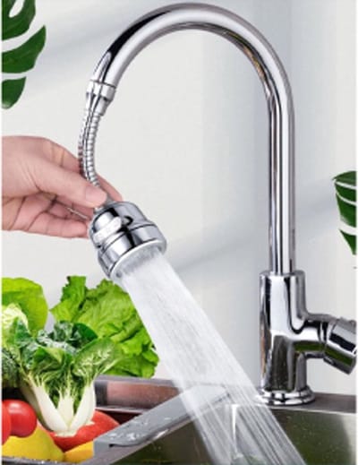 Roterende Kraanslang - Waterbesparend - Flexibel Kraan Opzetstuk - 360 Graden Draaibaar - Kraankop - Kraanfilter - Hogedruk Kraan - Sproeikop - Keukenkraan - Kraan Verlengstuk
