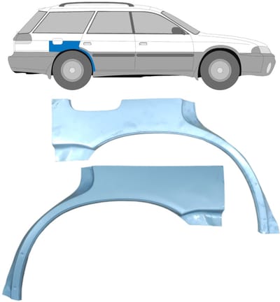 Reparatiepaneel achterspatbord voor Subaru Legacy 1994-1999 / Links + Rechts