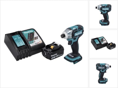 Makita DTS 141 RF1 accuschroevendraaier 18 V 40 Nm 1/4" borstelloos + 1x oplaadbare accu 3.0 Ah + lader