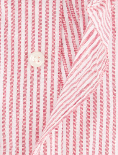 Gant rood/wit gestreept overhemd