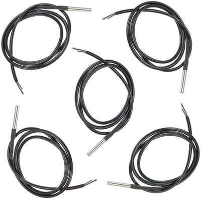 Allecto - Digitale Temperatuursensor - 1M RVS Temperatuursensor voor Arduino en Raspberry Pi - Waterproof en Betrouwbaar - Ideaal voor Projecten - ...