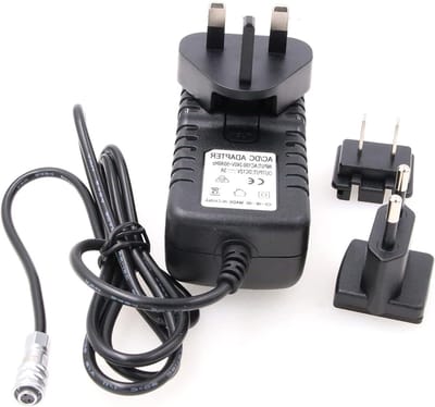 Camera Stroomadapter - Netvoeding Camera - Langere Opnames - Universele Ingangsspanning - 1.5 Meter Kabel - Zwart