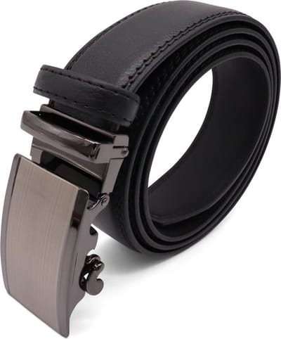Safekeepers Extra lange Automaat riem - Grote maat riem - riem zonder gaatjes - riem heren - 150cm - zwart M