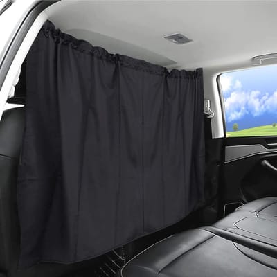 Afneembaar Privacy Gordijn voor Auto - 140 x 80 cm - Ideaal voor Reizen en Zonwering