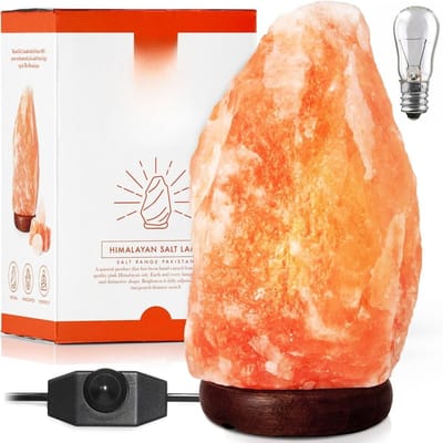 SNJY® Zoutlamp - Nachtlampje Himalaya Zout - Himalaya Zoutlamp met Dimmer - 3-5 KG