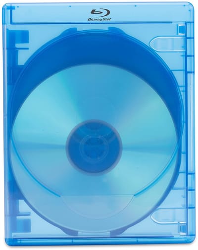Dailygoody - Blu-ray Case - Duurzaam en Professioneel - 4-Disc formaat - Geschikt voor archivering - Voor films en series - 21mm dikte - Zwart