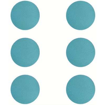 Veiligheid Eerst! 6-Pack Antislipstickers voor Badkamers, Douches, Trappen en Vloeren - Essentiële Huisveiligheidsproducten 6pcs blauw