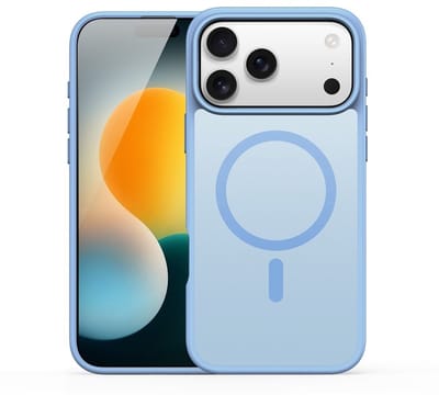 Dux Ducis Hoesje - Geschikt voor iPhone 17 Pro Max Hoesje - Dux Ducis Yind Series - Back Cover Mat Transparant - MagSafe Compatible - Blauw