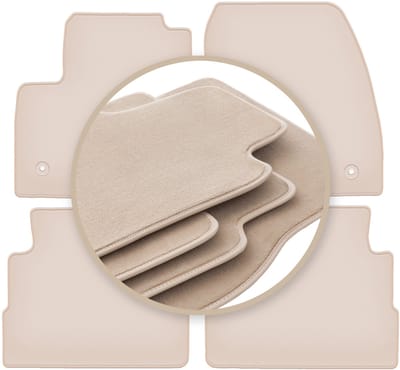PREMIUM beige vloermatten voor: Ford Kuga MK2 SUV 2012-2019
