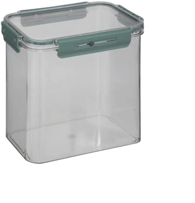 5Five Vershoudbakje met deksel - kunststof - 1x stuks - 4000 ml - luchtdicht- met clips - vriezer - bewaarbakjes