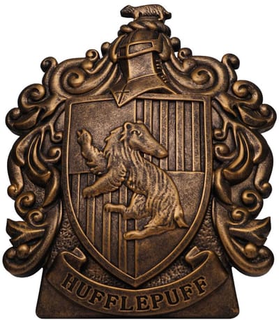 Monogram Int. Harry Potter Figural Bank Hufflepuff / Huffelpuf Crest / Wapen 20 cm Banks