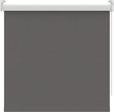 Decosol Rolgordijn Verduisterend - Linnenlook Antraciet (3664) - 90 x 190 cm