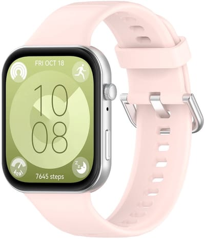 Siliconen bandje - geschikt voor Huawei Watch Fit 5 (PRO), Watch Fit 4 (Pro), Watch Fit 3 - gespsluiting - roze