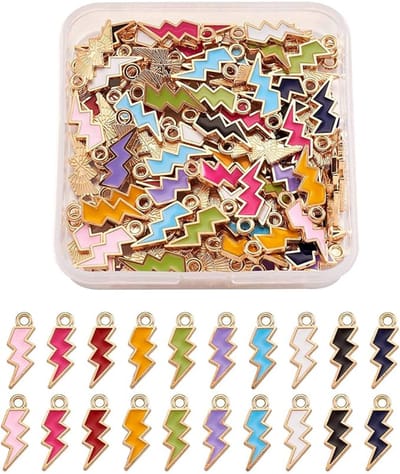 Kleurrijke Legering Emaille Bedels Hangers Verguld voor Sieraden Maken Bengelen Oorbellen Armbanden Ambachten Bengel