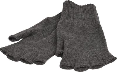 P&T Heren Handschoenen Zonder Vinger Toppen - Donker Grijs