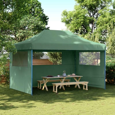 vidaXL - Partytent - 292 - x - 440 - x - 315 - cm - Groen - Oxford - Stof