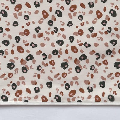 BINK Bedding Wieglaken Leopard 75x100 - leopardprint - luipaard - panter - wilde dieren - dessin - beige - ecru - naturel