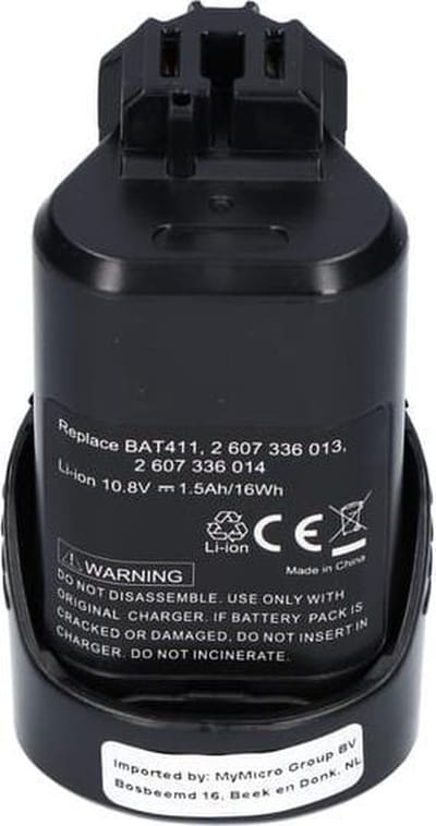 Yanec Gereedschap Accu 10.8V 1.5Ah Li-ion Voor Bosch Insteek