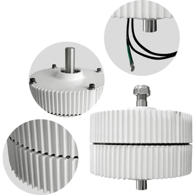 500W 48V Driefasige AC Permanente Magneet Generator Mini Hoge Efficiëntie 950RPM Lage Snelheid Windgenerator Motor AC