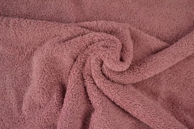 Badstof - Donker oud roze - 10 meter