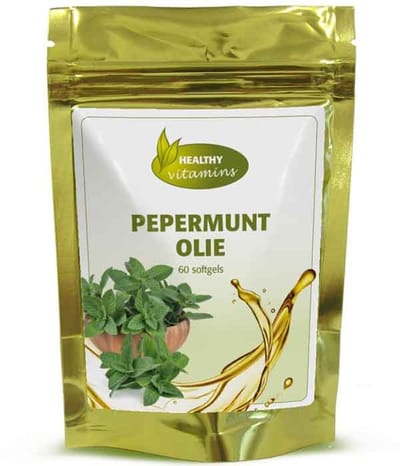Healthy Vitamins Pepermuntolie - 60 Capsules