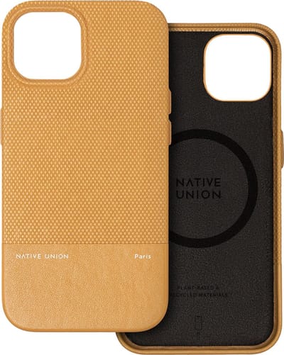Native Union, (RE)CLASSIC hoesje Geschikt voor Apple iPhone 15, Geel