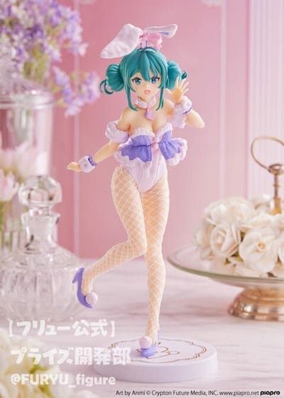 Furyu -Vocaloid Hatsune Miku Bicute Bunnies White rabbit Purple ver
