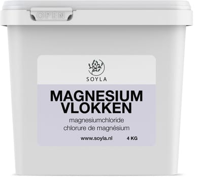 Magnesium vlokken - Magnesium Chloride - 4 KG - Herkomst Nederland