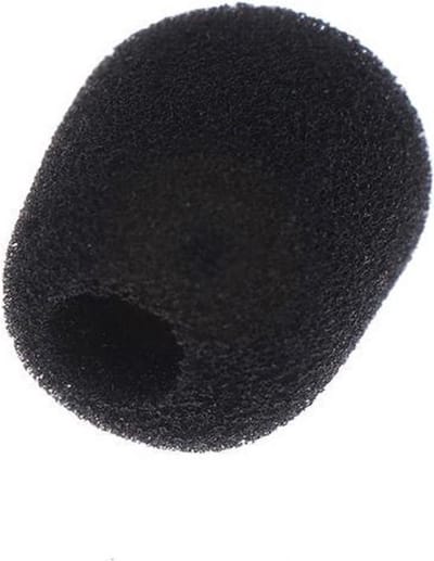 Knaak Microfoon Windkap - Cover - 70 x 60 mm - Zwart - 1 Stuk