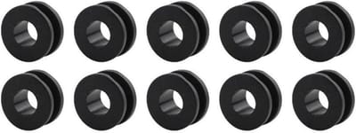 Motorfiets Rubber Grommets - Zijpaneel Pakking - Motoronderhoud - Nauwkeurig Ontwerp - 18.5x9mm - Zwart