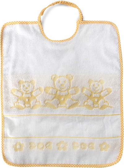 Zachte Katoenen Babyslabbetje met Elastiek - 30x35 cm