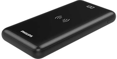 Philips DLP1011Q/00 Powerbank - 10000mAh - QI - 2 USB-Poorten - Power Delivery - Zwart