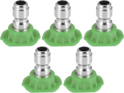 Nozzle spray 25° set van 10 stuks - softwash - nozzle quick connect - snelkoppeling straal nozzle rood - drukspuit - sproeier - sproeikop - spuitmond - Spuitmondstuk Tips - 1/4 "Quick Release - Spray Nozzle Tips - Hogedrukreiniger Accessoires
