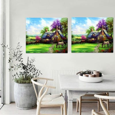 Volledige ronde diamant borduurwerk bloem diamant schilderij volledige boor diamant mozaïek bloemen 20X30CM green