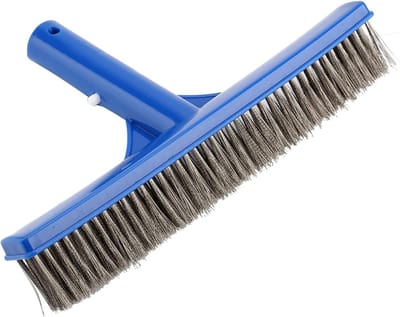 10 Inch Stalen Poolborstel voor Grond- en Wandreiniging, Ideaal voor Zwembaden, Vijvers en Spa's