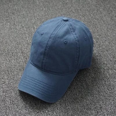 Grote Maat Pet voor Mannen Man Grote Hoofd Baseballpet Effen Kleur Zacht Katoen Plus Sport Snapback Dames Grote Zonnekappen 56-60CM 61-63CM Large 61-63CM blauw