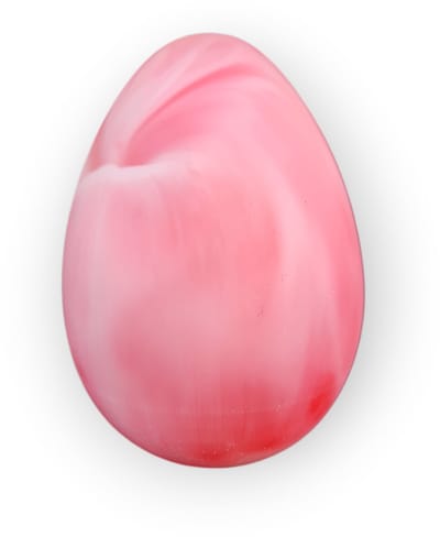 Resin Art JR: Handgemaakte Epoxy Edelsteen Ei – Marmer Look – Decoratie Steen – 6 cm – Uniek Design