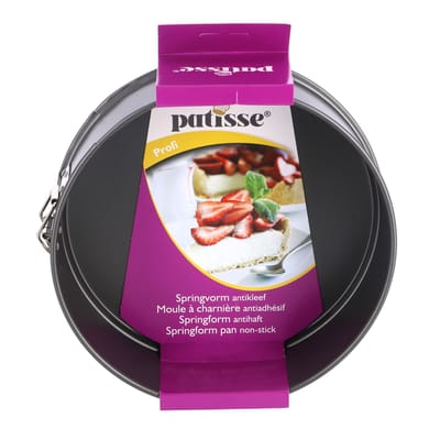 Patisse Springvorm - Anti-Aanbak - Rond - Zwart - Ø 20 cm - Bakvorm - Cakevorm