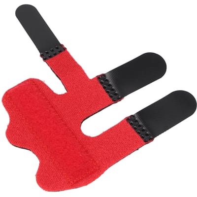 Vingerspalk Vingerstrekbrace voor Geblesseerde Vingerondersteuning voor Trigger Gebroken Vingers Rood rood