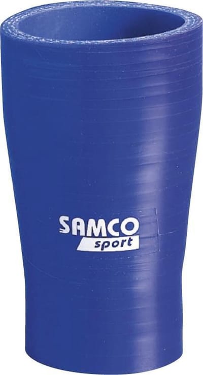 Samco Sport Samco Verloopstuk recht blauw - Lengte 125mm - Ø76>51mm