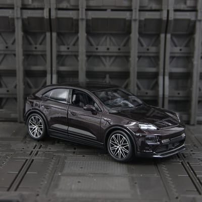 Bburago 1:24 Macan Turbo Elektrisch Legering Auto Model Ornament Collectie, Deuren En Motorkap Kunnen Geopend Worden