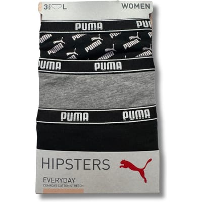 Puma HIPSTER AOP Lot de 3 93537703 culottes femme XS gray