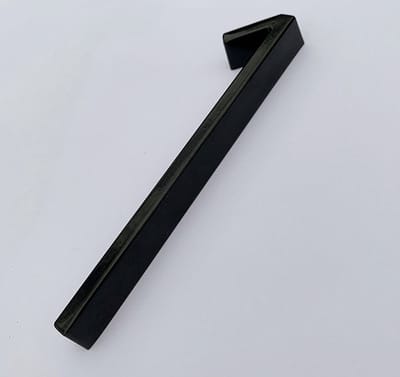 Jumada's - zwart huisnummer 1 - zwart modern huisnummer- 125mm hoog