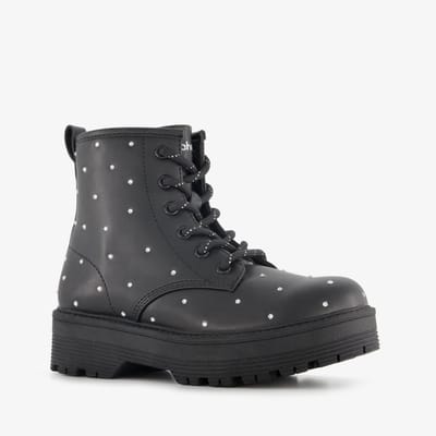 Skechers - maat 34 - Gravlen Hi Meisjes Laarzen - Zwart