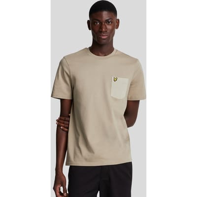 Lyle & Scott Tonal Pocket T-Shirt Groen